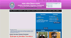 Desktop Screenshot of jnvchampawat.org