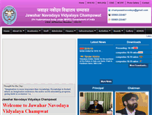 Tablet Screenshot of jnvchampawat.org